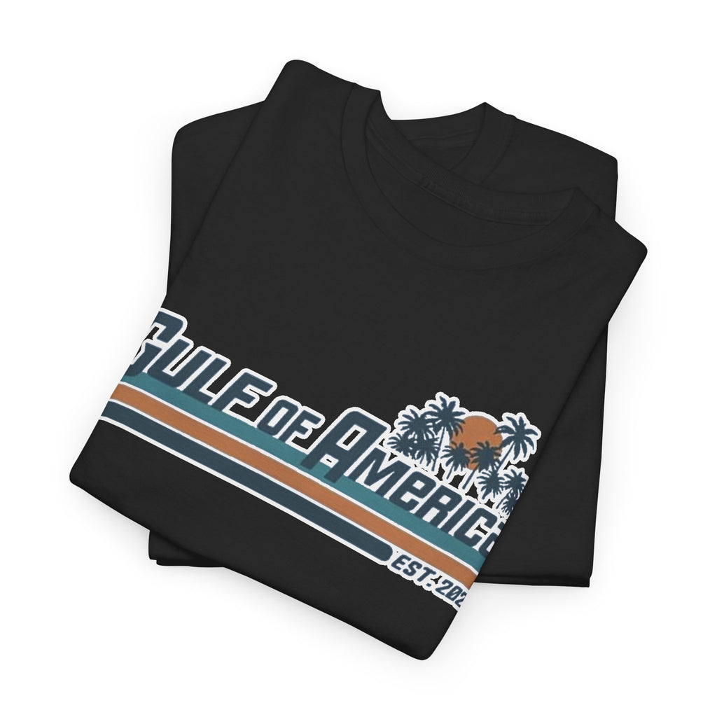 Gulf of America Vintage Surf Tee — Retro Beach Logo T-Shirt