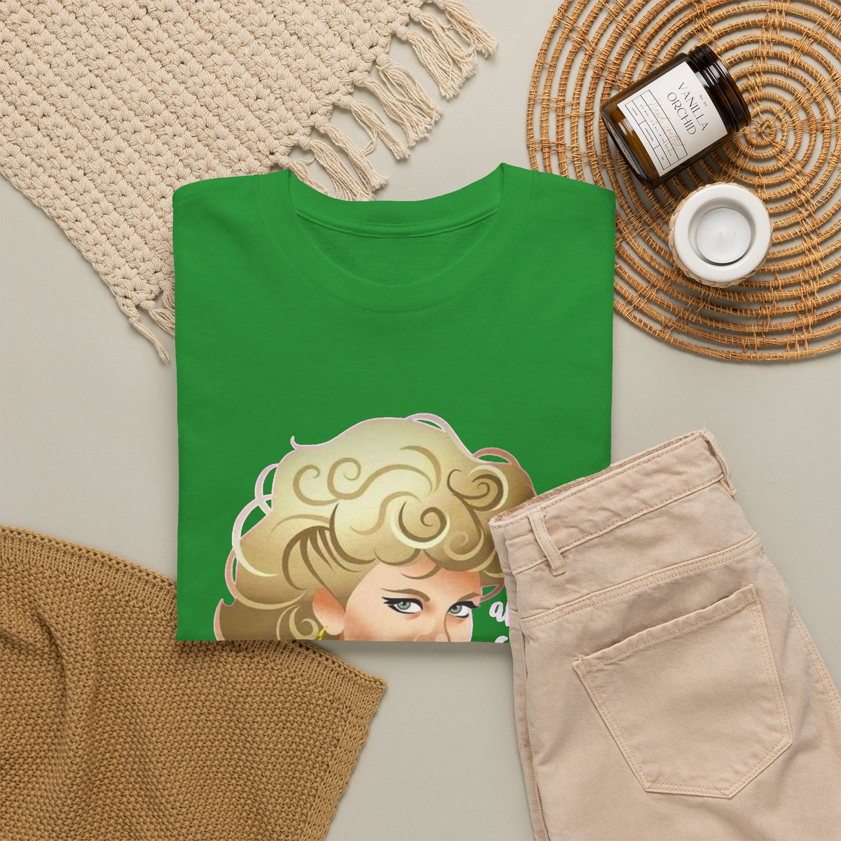 Retro Glam T‑Shirt — 'Tell Me About It, Stud' Vintage Pop Art Tee
