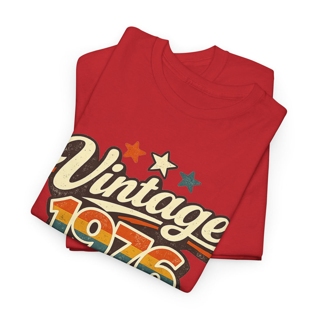 Vintage 1976 Retro Graphic Tee — Classic Birthday or Anniversary Gift
