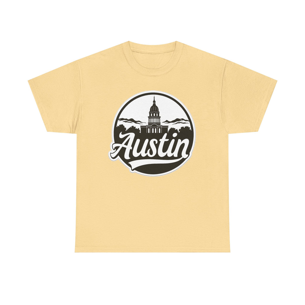 Austin Capitol Graphic Cotton T-Shirt / Tee