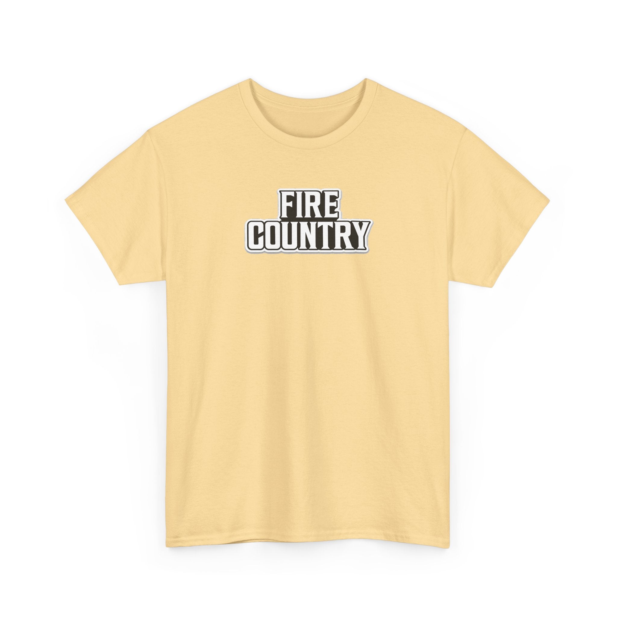 Fire Country Cotton T-Shirt — Bold Graphic Tee