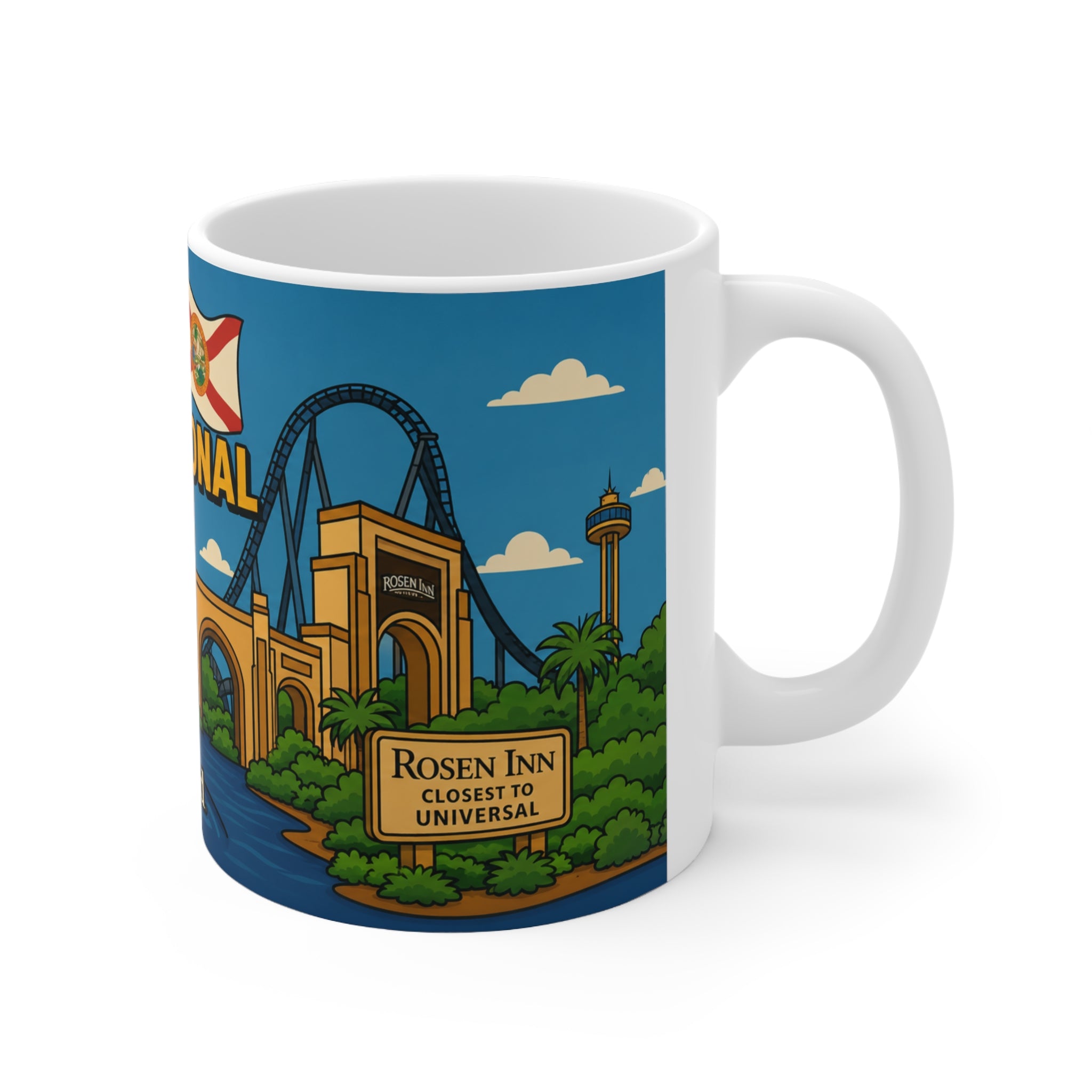 SeaWorld International Drive Orlando Coffee Mug — 11oz/15oz Ceramic Souvenir