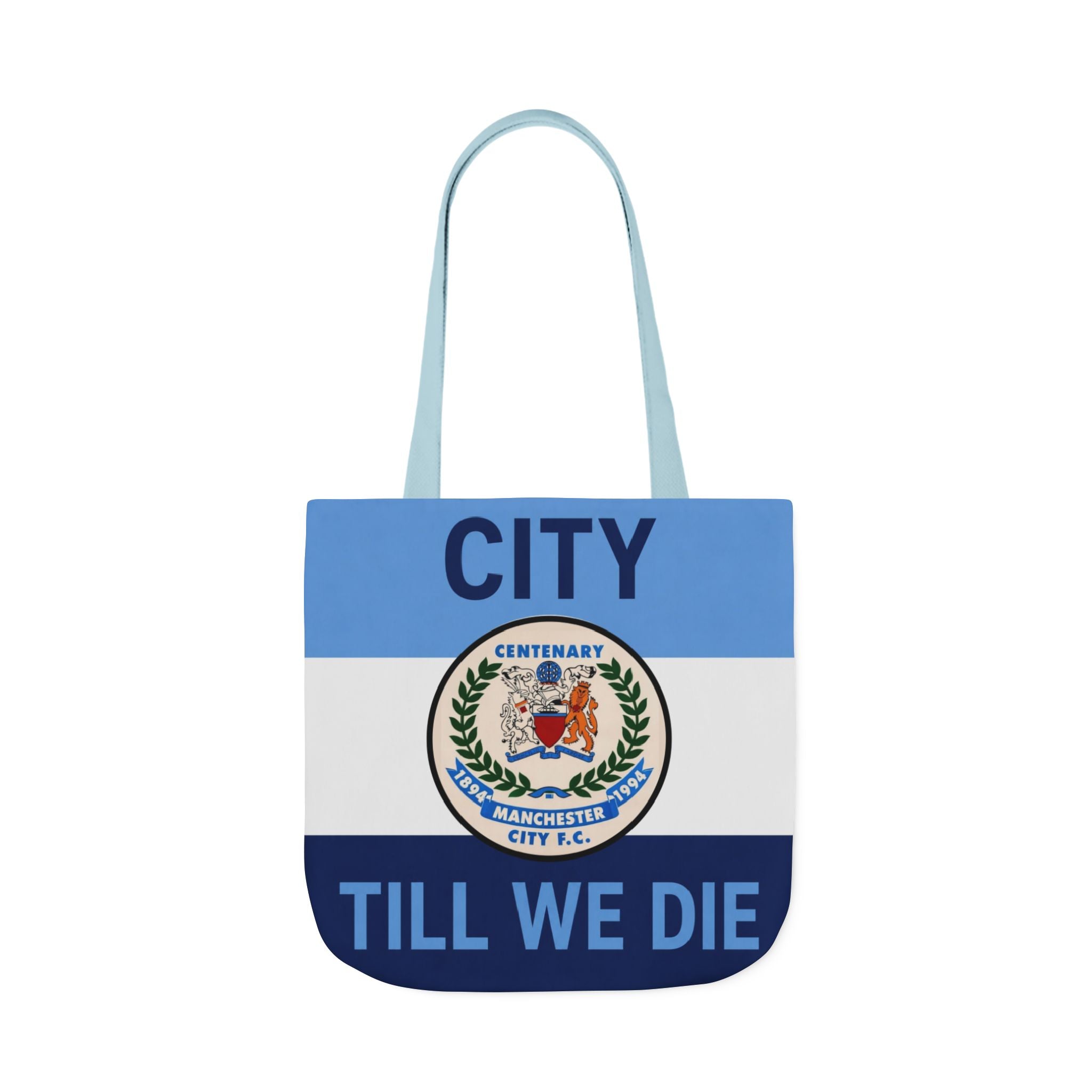 City Till We Die Canvas Tote Bag — Football Fan Flag Tote