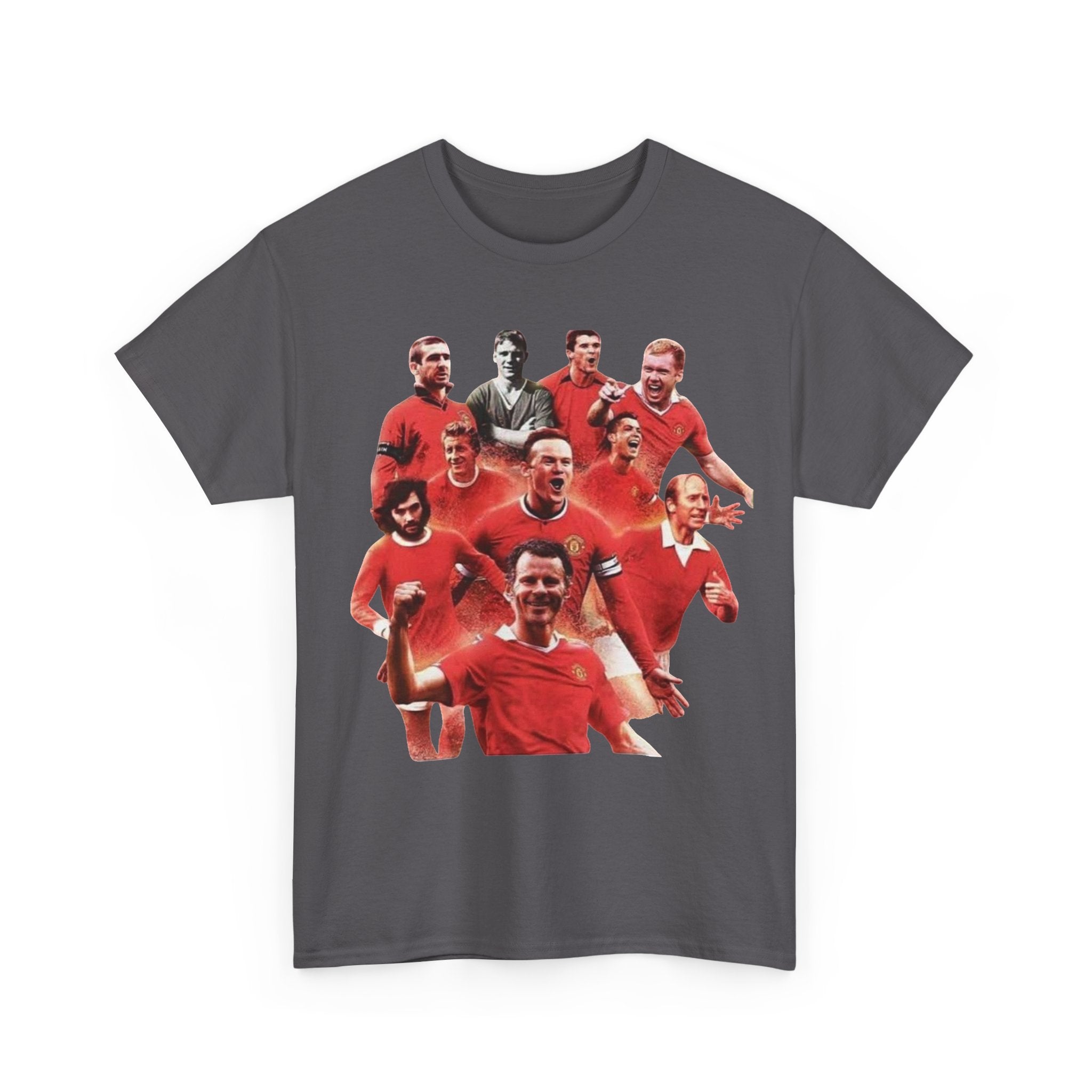Manchester United Legends T‑Shirt — Retro Team Collage Football Tee