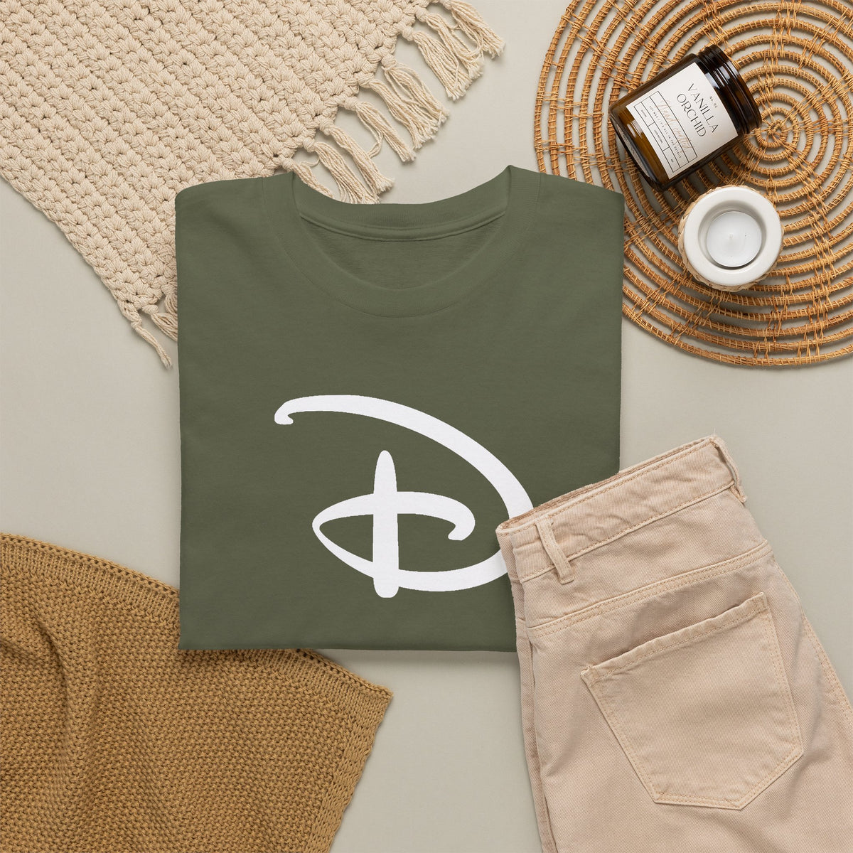 Disney "D" Unisex Heavy Cotton Tee
