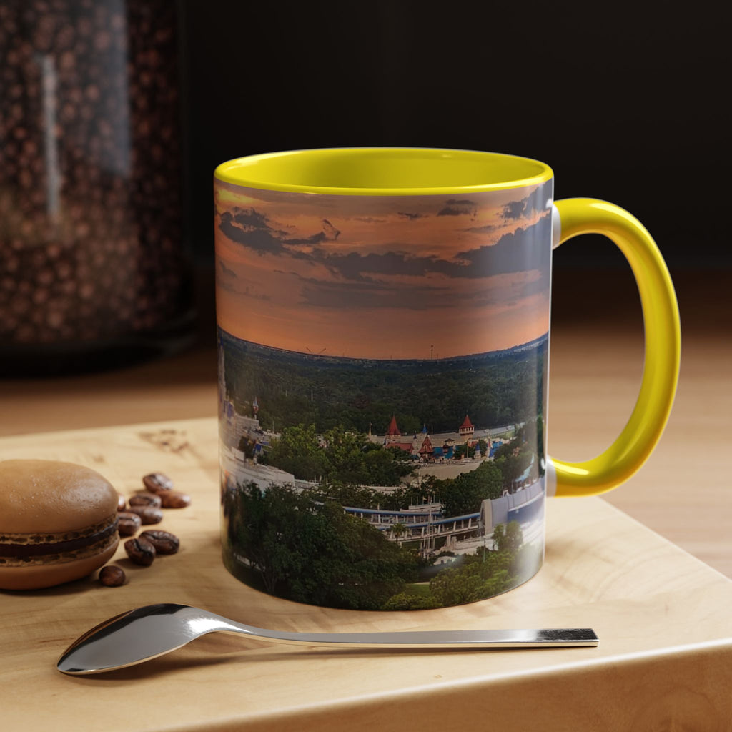Disney Magic Kingdom Castle Sunset Coffee Mug (Accent, 11/15oz)