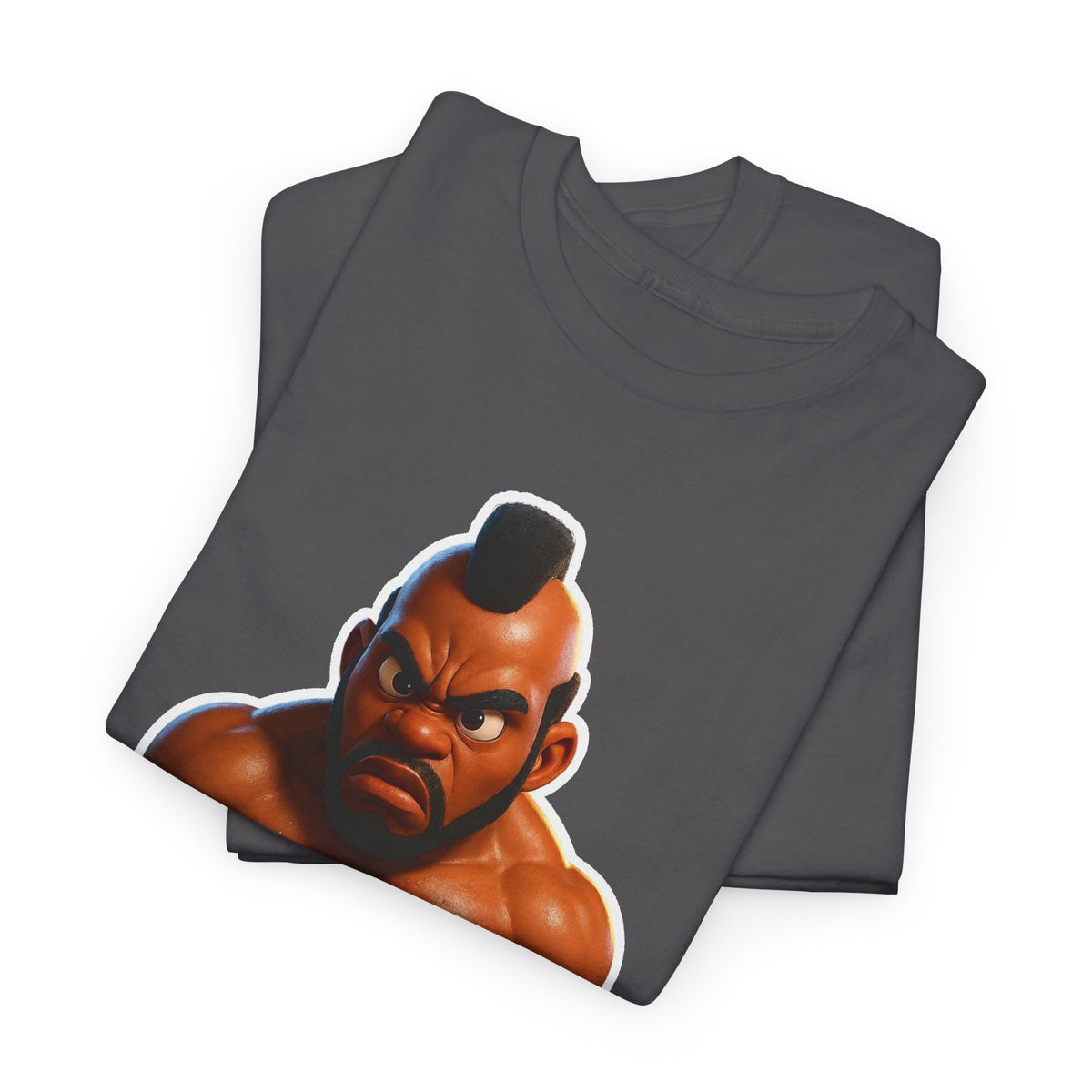 MR T Clubber Lang Boxer Character Tee — Tough Guy Cartoon Boxing T-Shirt