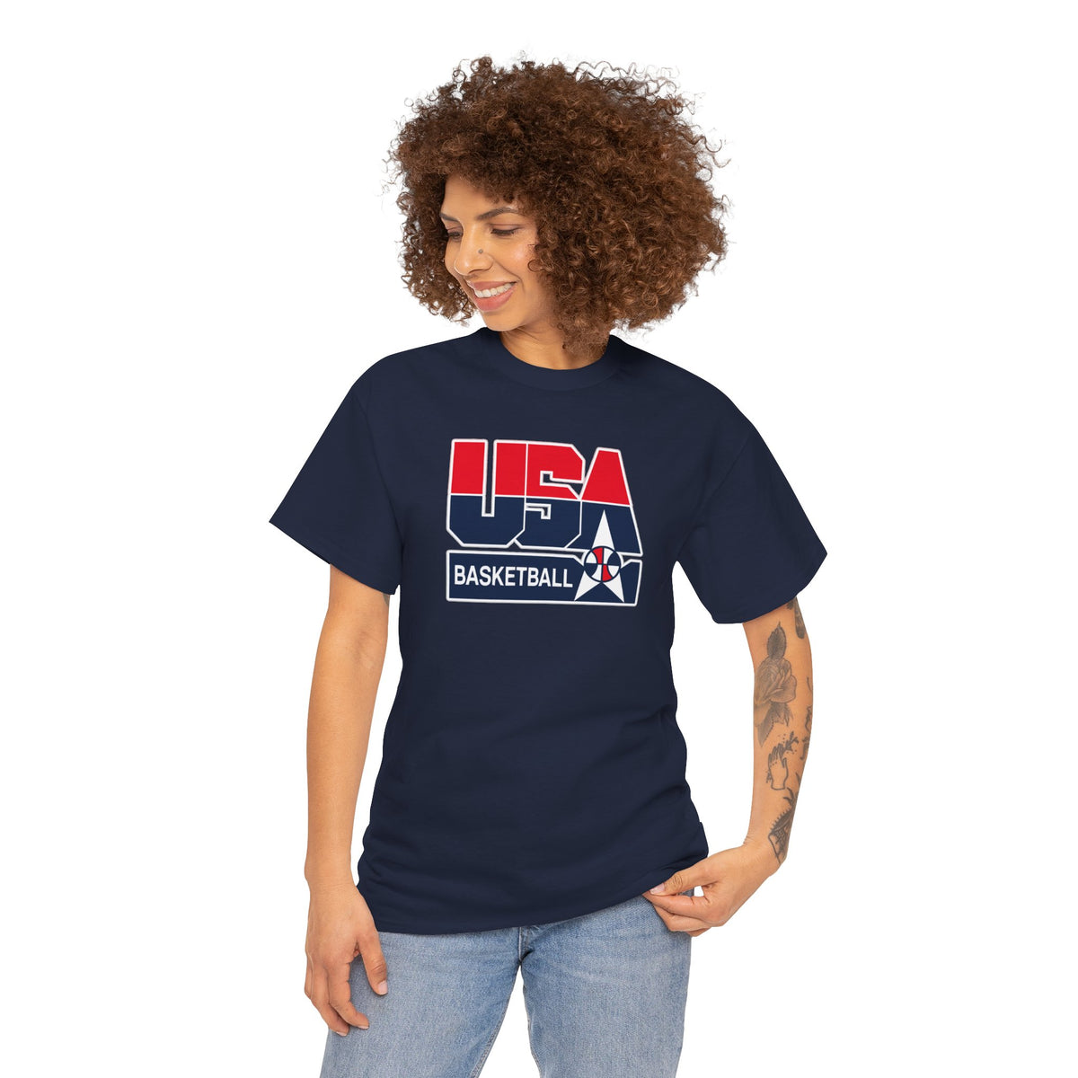USA Basketball Patriotic Cotton T-Shirt / Tee
