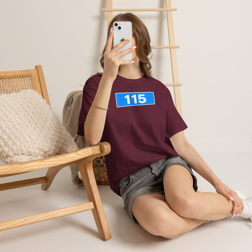 Manchester City 115 Inspired Minimalist Graphic Cotton T-Shirt