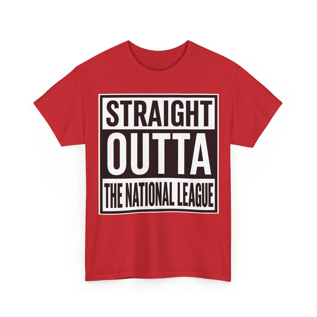 Straight Outta The National League T-Shirt – Football Fan Graphic Tee