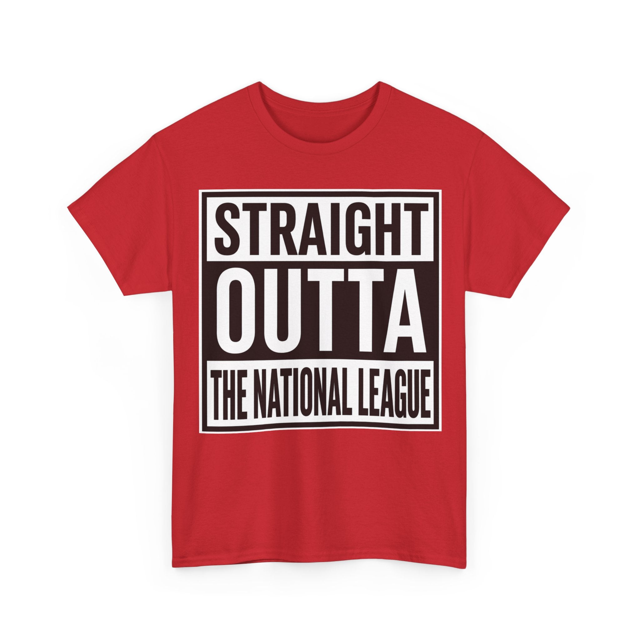 Straight Outta The National League T-Shirt – Football Fan Graphic Tee