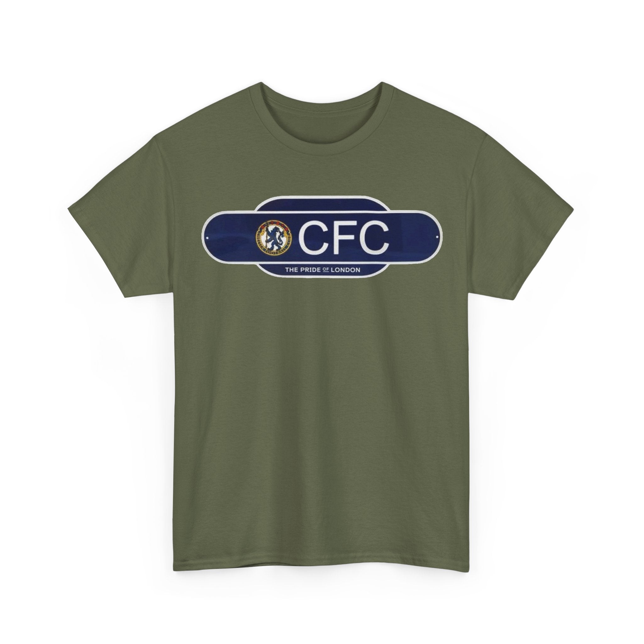 Chelsea Railway Sign Crest Logo T‑Shirt — Retro Football Badge Tee