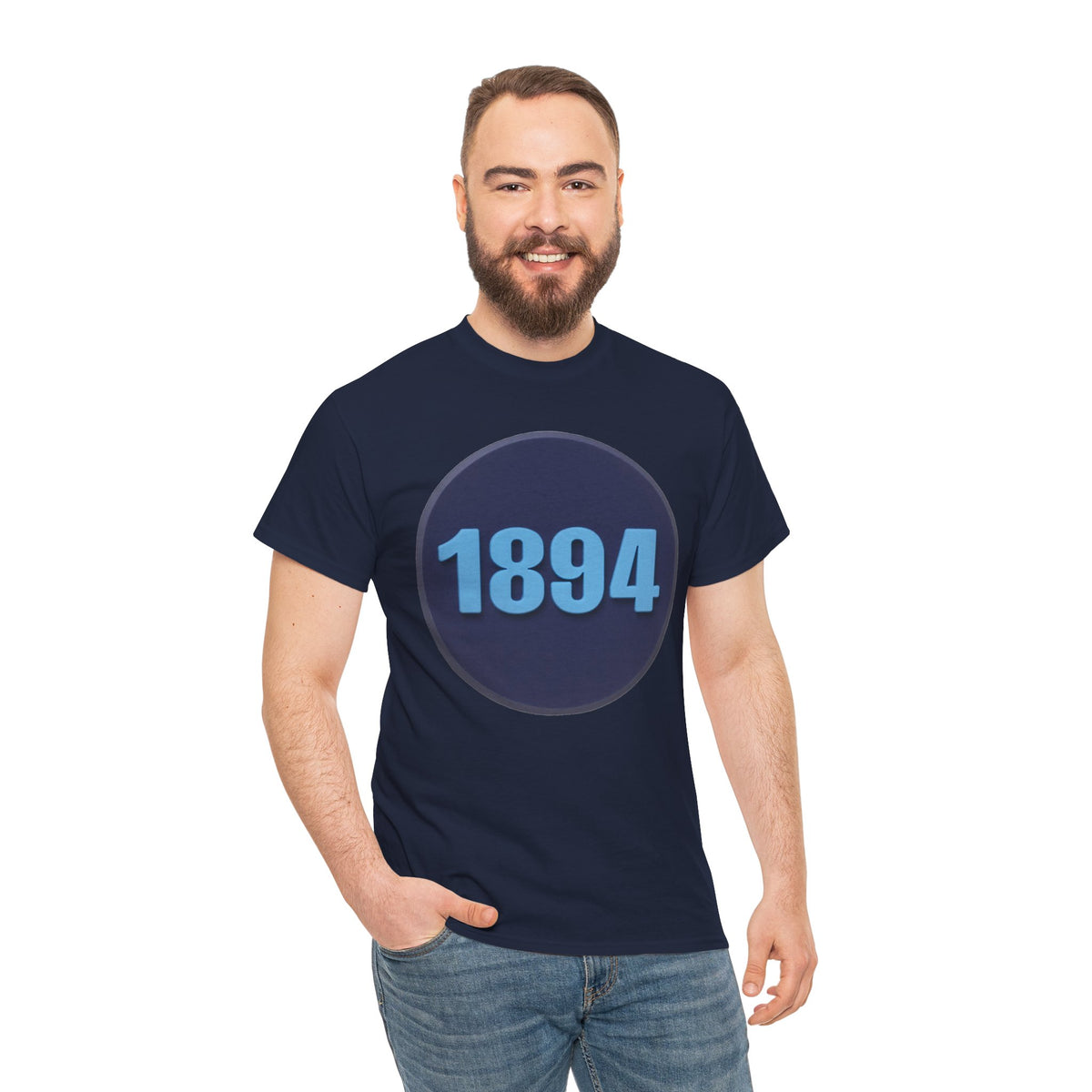 1894 Manchester City Circle Graphic Tee — Vintage Year Anniversary T-Shirt