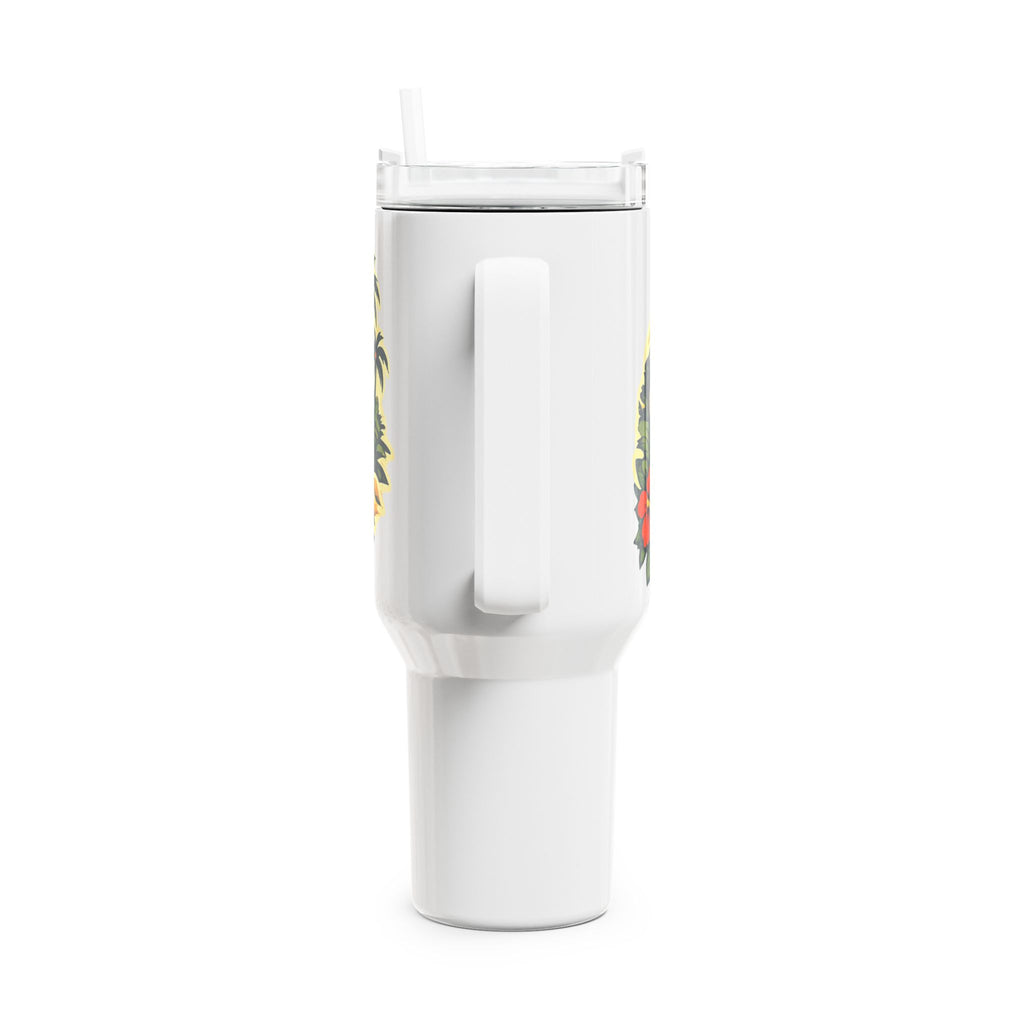 Rio de Janeiro 40oz Travel Tumbler – Tropical Sunset Beach Design
