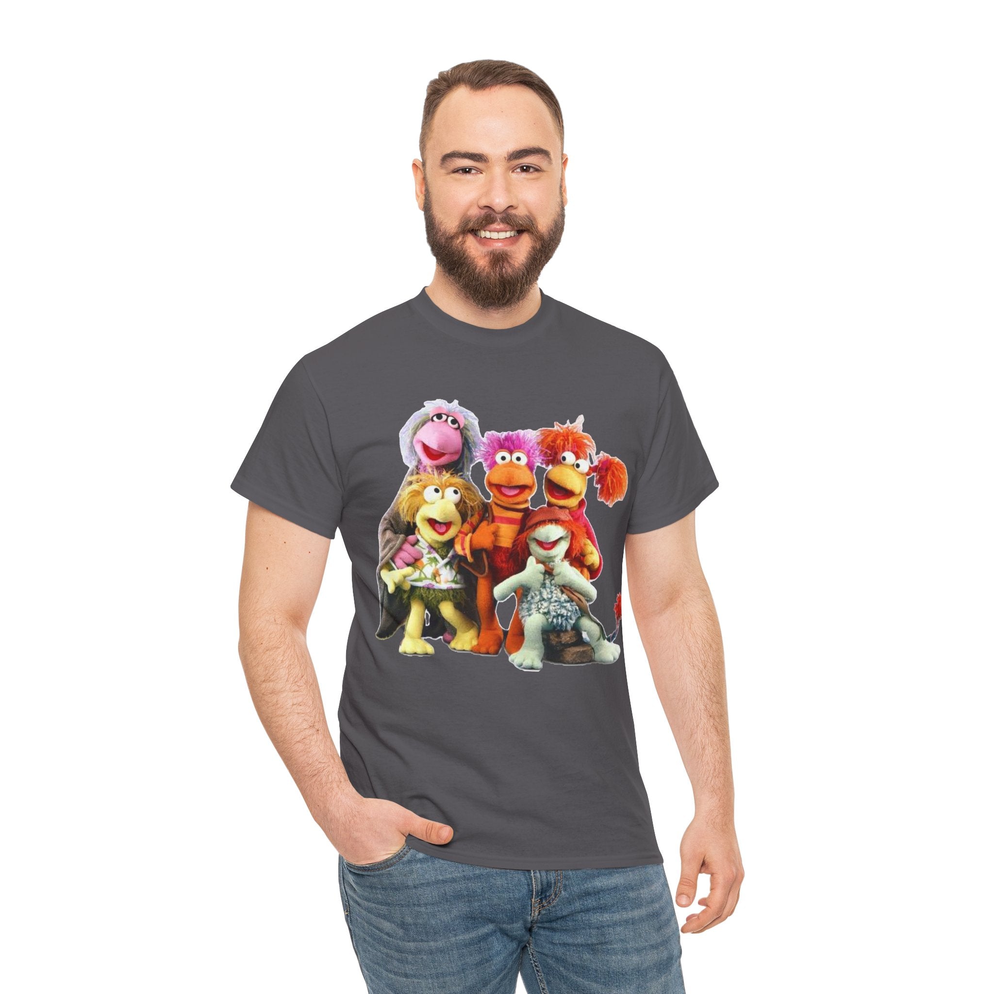 Fraggle Rock Characters T-Shirt — Vintage 80s Kids TV Crew Tee