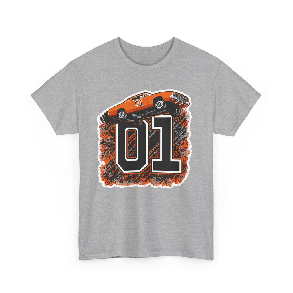 Dukes of Hazzard Inspired Race Car '01' Graphic Tee