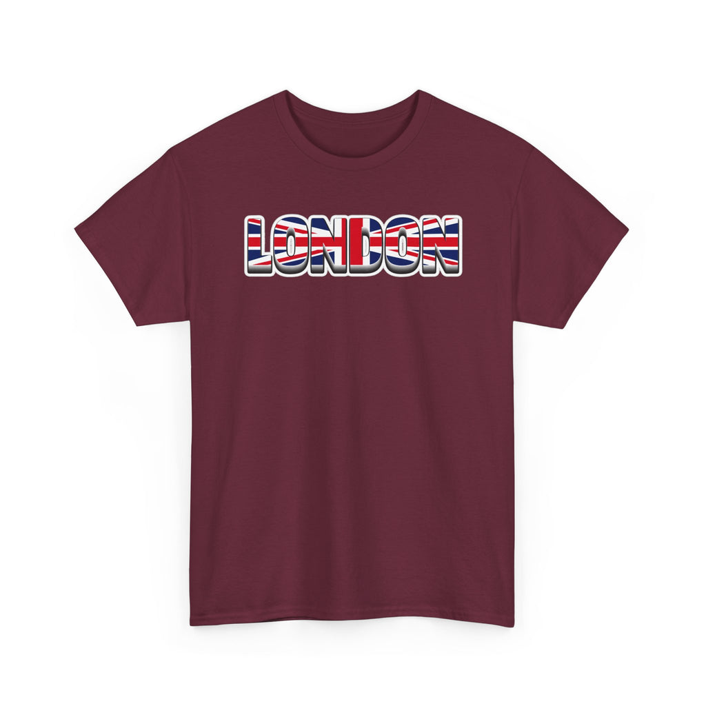 London Union Jack Graphic Tee — Bold UK Travel T-Shirt