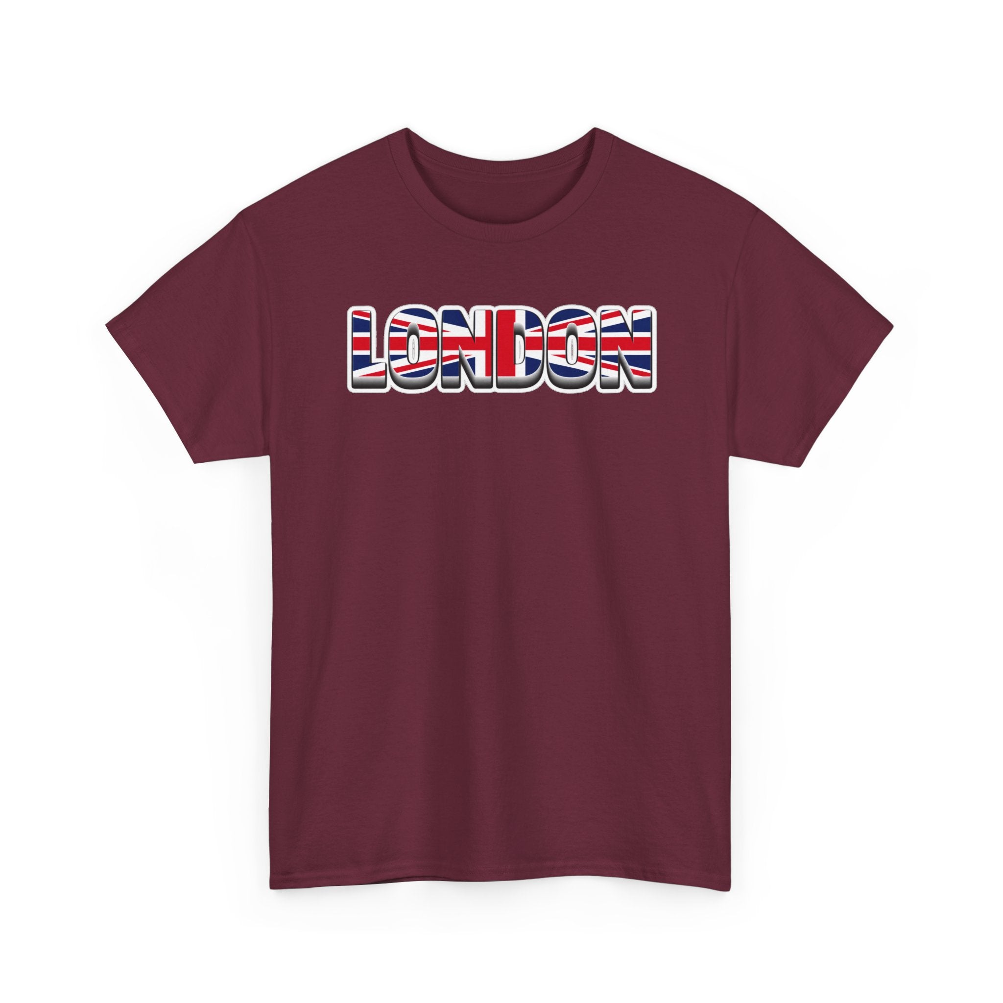 London Union Jack Graphic Tee — Bold UK Travel T-Shirt