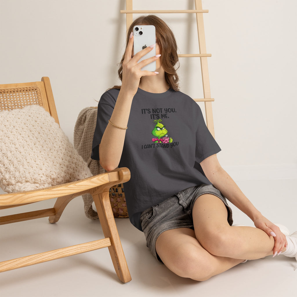Grumpy Grinch Tee – "It's Not You. It's Me. I Can't Stand You" Christmas Shirt
