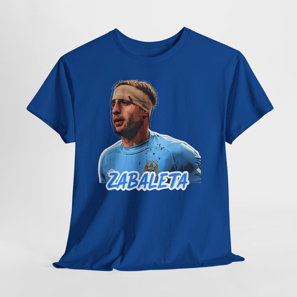 Zabaleta Manchester City Fan Tee — Retro Player Portrait Soccer T‑Shirt