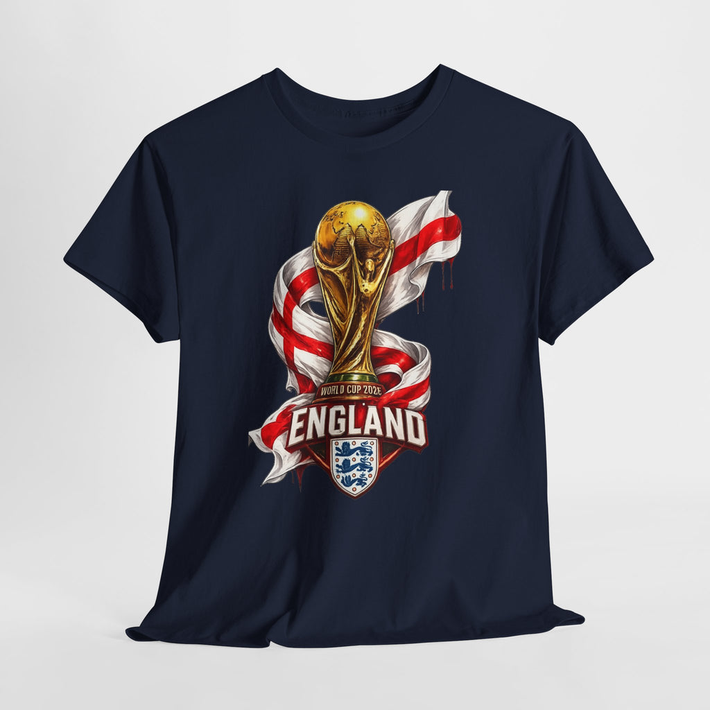 England World Cup Trophy T‑Shirt — St George's Cross Football Fan Tee