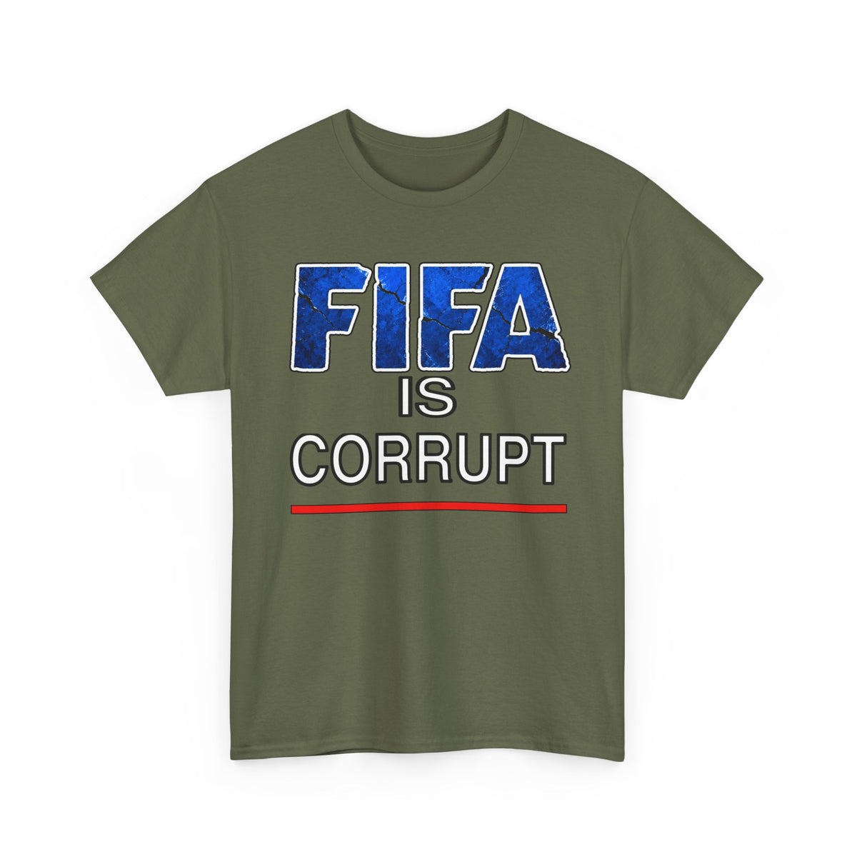 FIFA Is Corrupt Graphic Tee – Anti-FIFA Protest Soccer T-Shirt