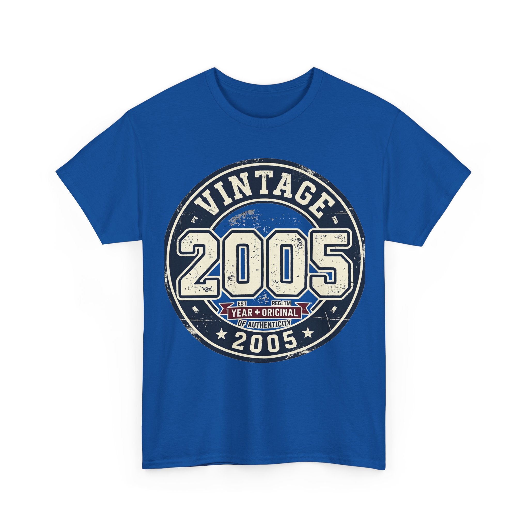 Vintage 2005 T-Shirt — Retro Birth Year Graphic Tee