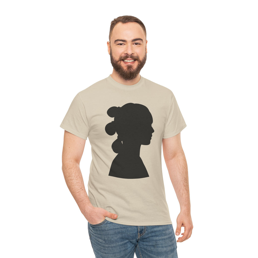 Princess Leia Star Wars Silhouette Profile Tee — Classic Portrait T‑Shirt