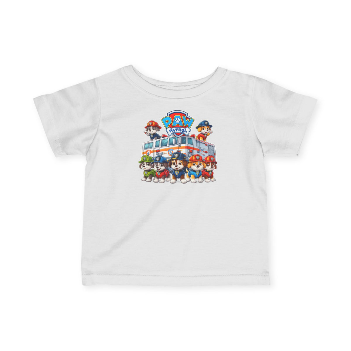 Paw Patrol Infant Tee – Cute Puppy Rescue Crew Baby Shirt