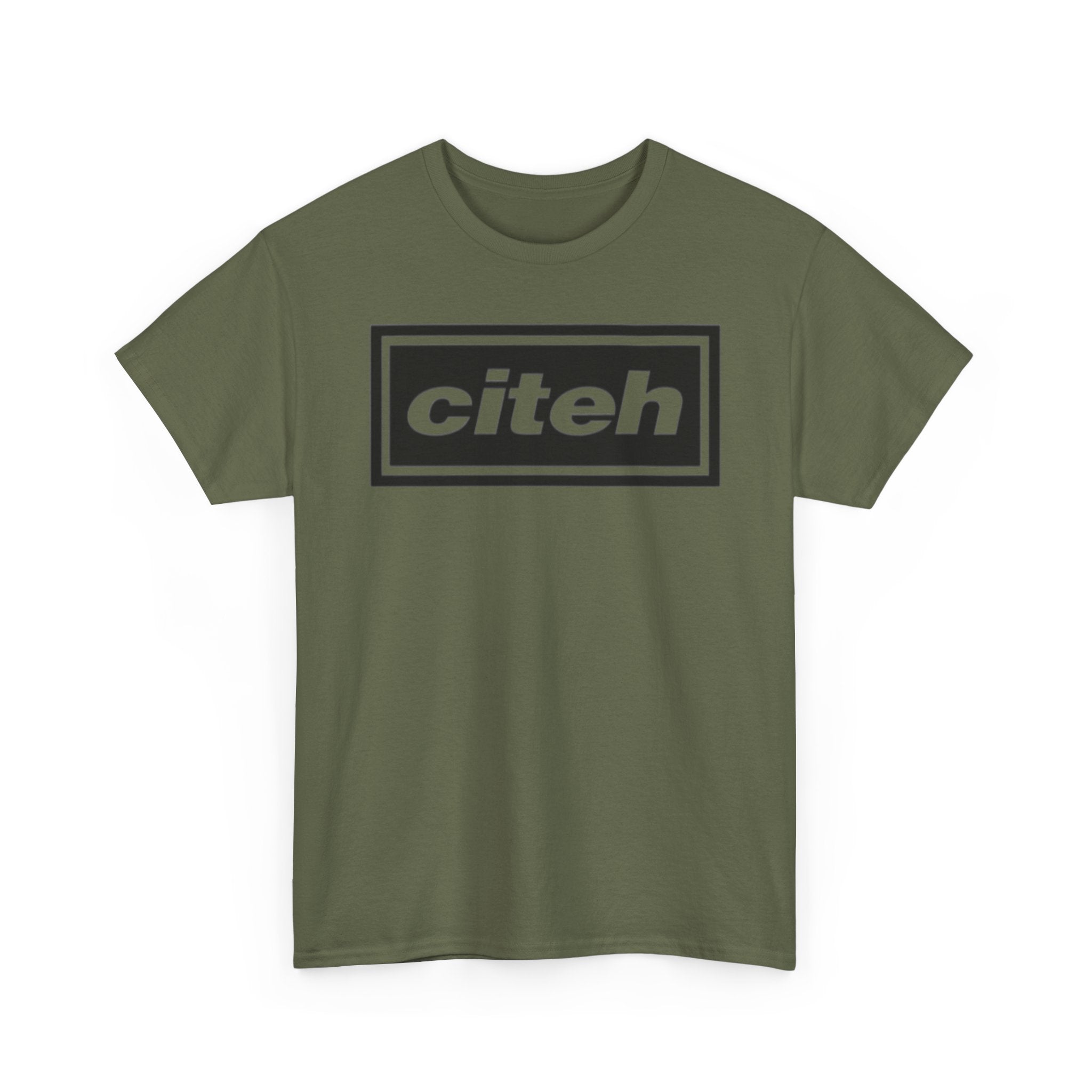 Manchester City Citeh Logo Tee — Minimalist Black Box Graphic T-Shirt