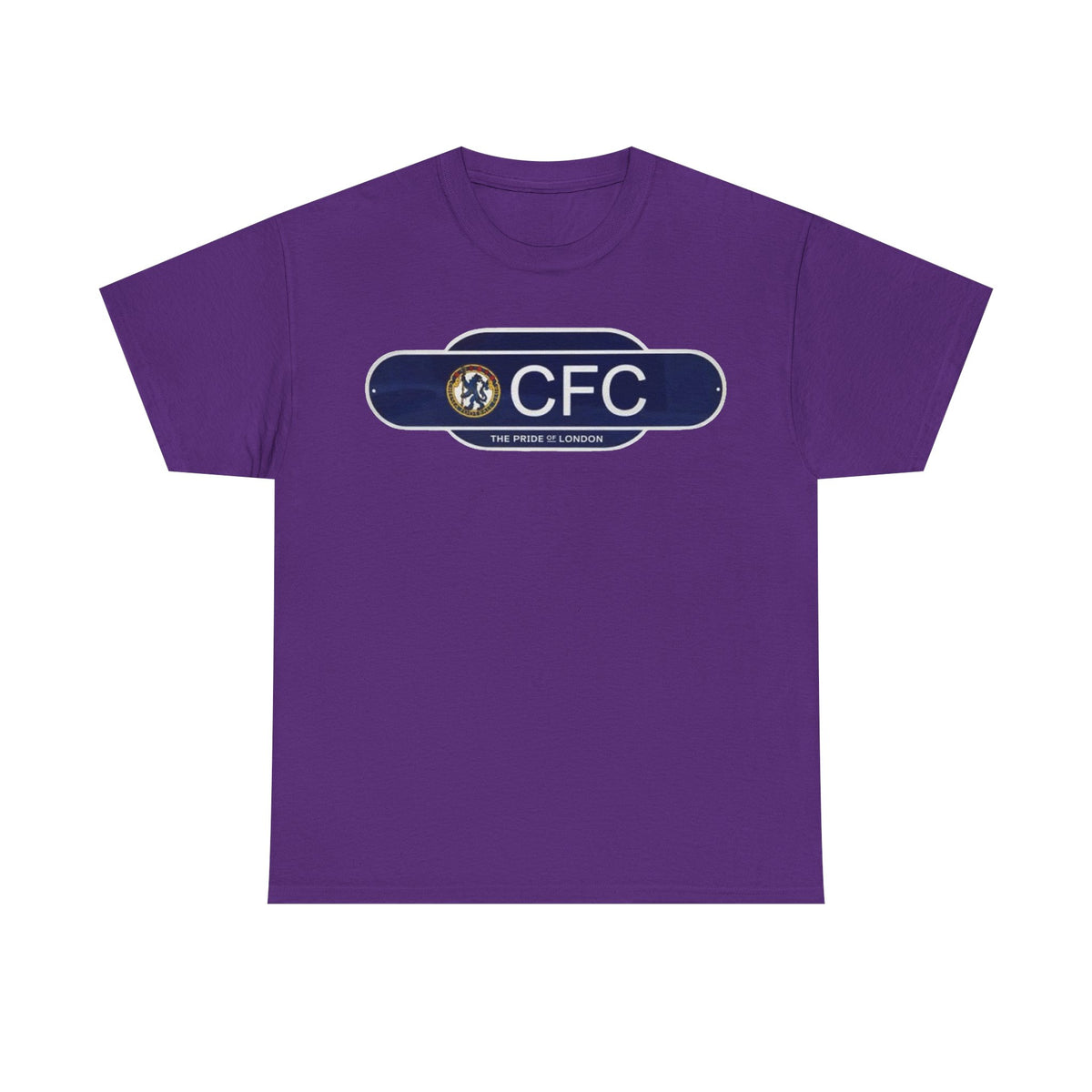 Chelsea Railway Sign Crest Logo T‑Shirt — Retro Football Badge Tee