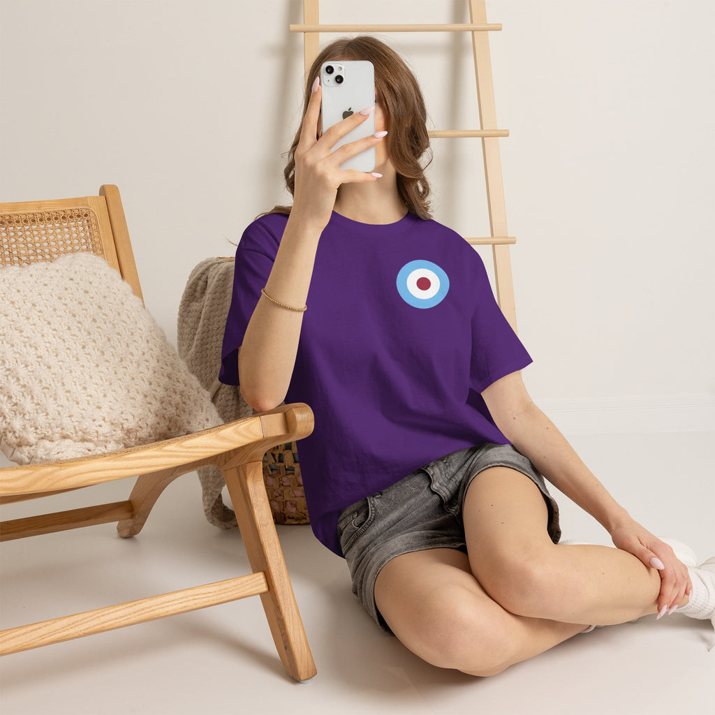 Manchester City Inspired Target Roundel Cotton T-Shirt