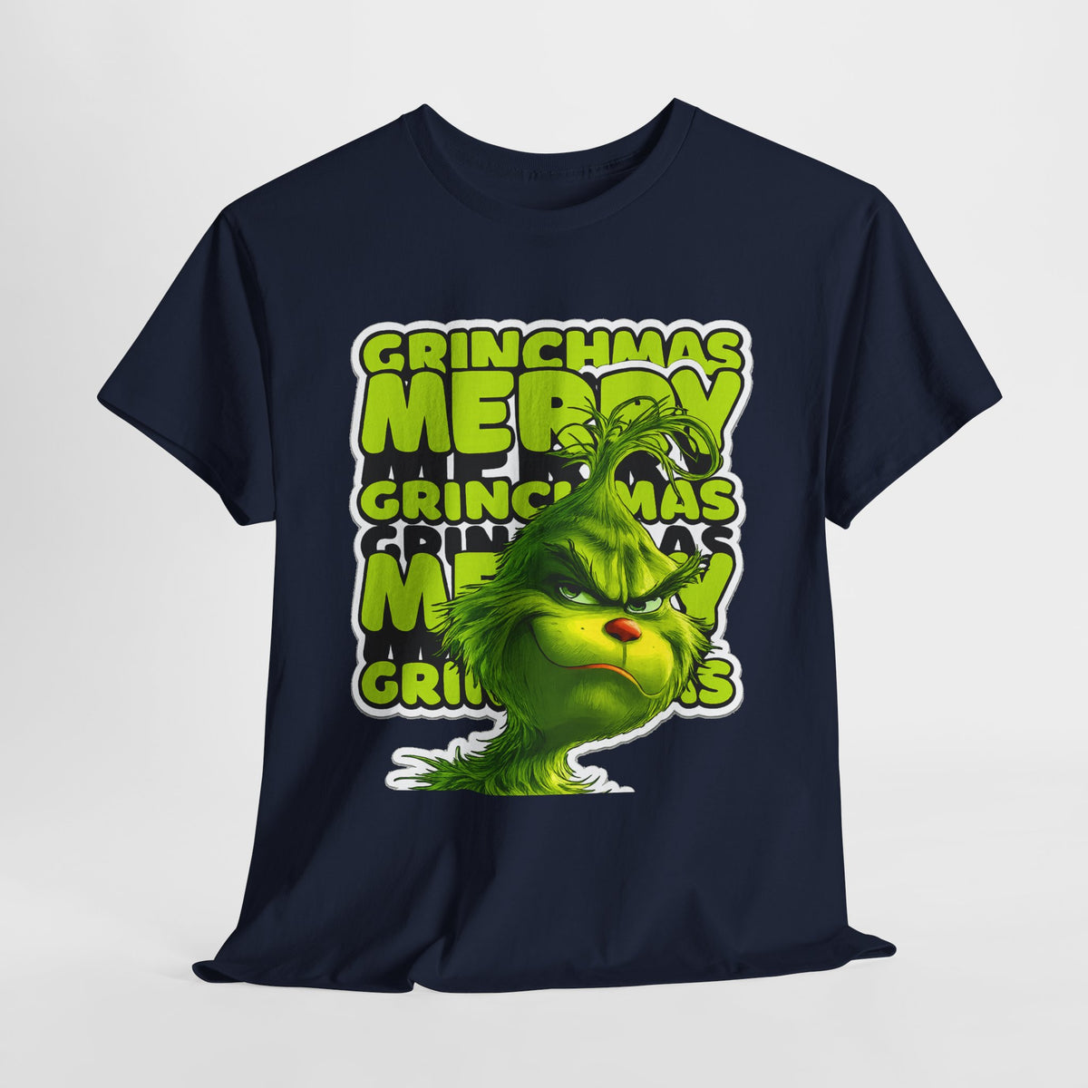 Grinchmas Merry Grinch Christmas Cotton T-Shirt / Tee