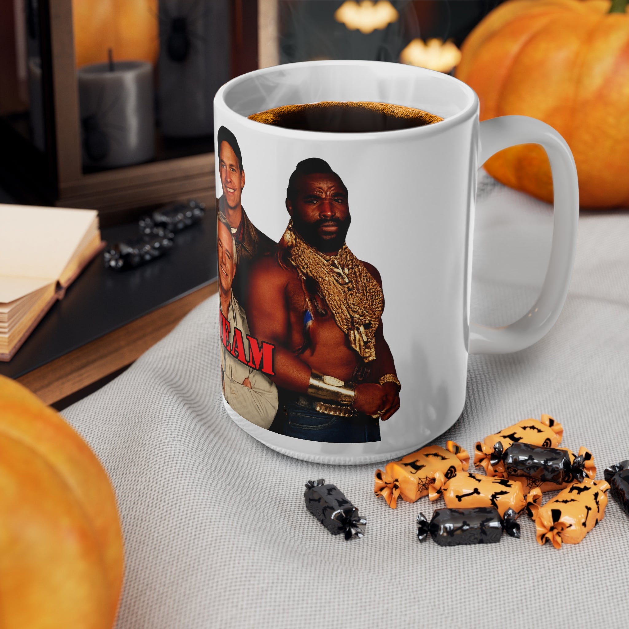 A-Team Retro Cast Ceramic Mug — Vintage 11oz & 15oz Coffee Cup