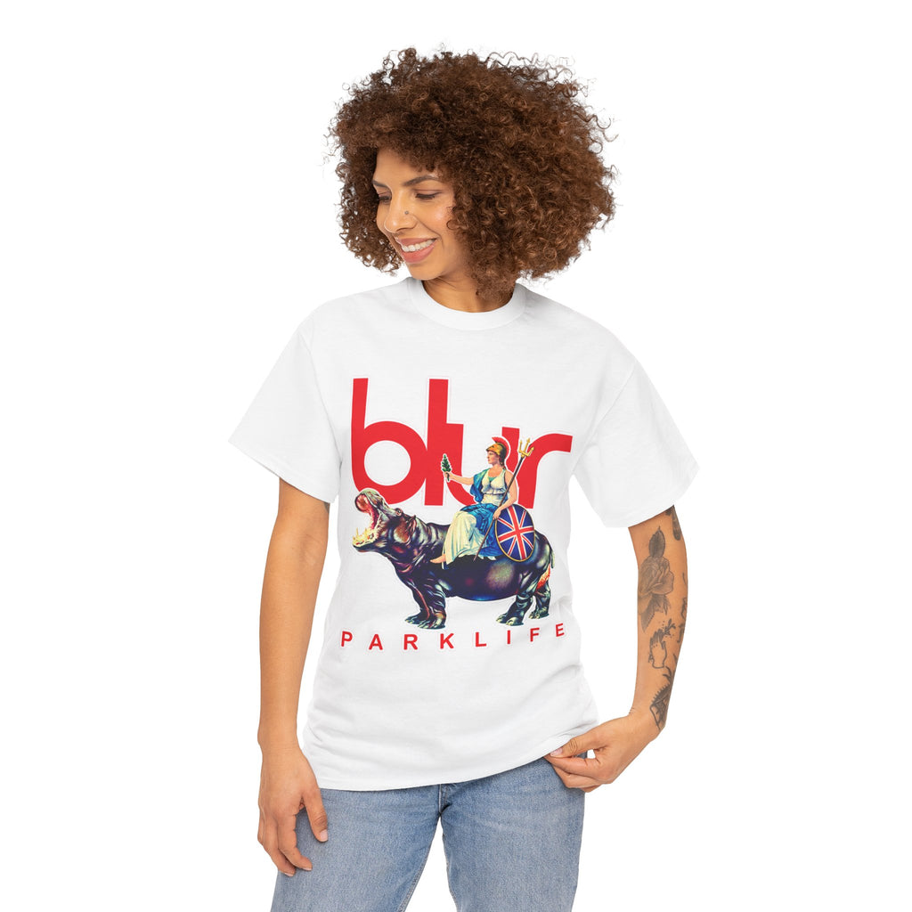 Blur PARKLIFE British Bulldog Graphic Cotton T-Shirt