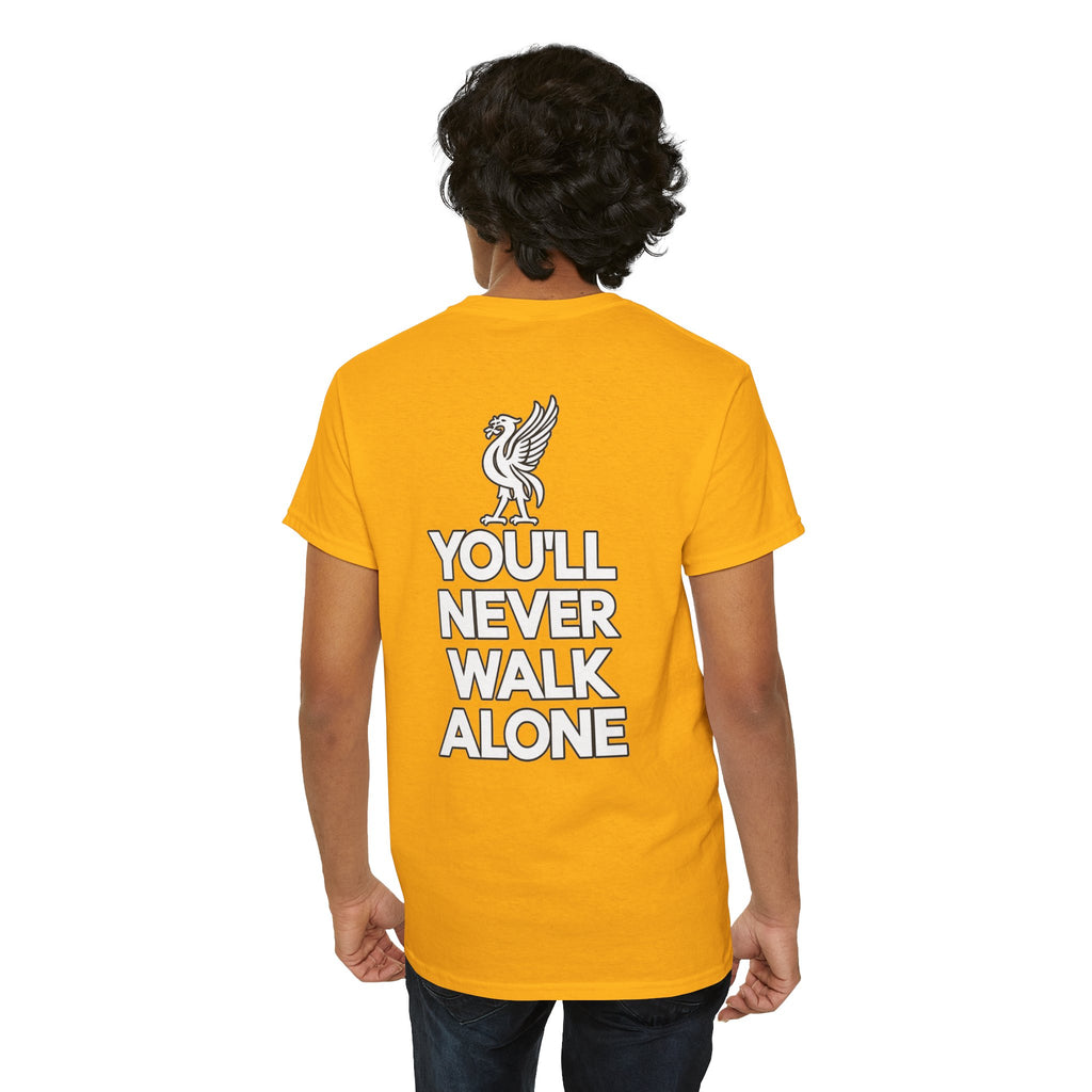 You'll Never Walk Alone T‑Shirt — Liverpool FC Crest Cotton Tee