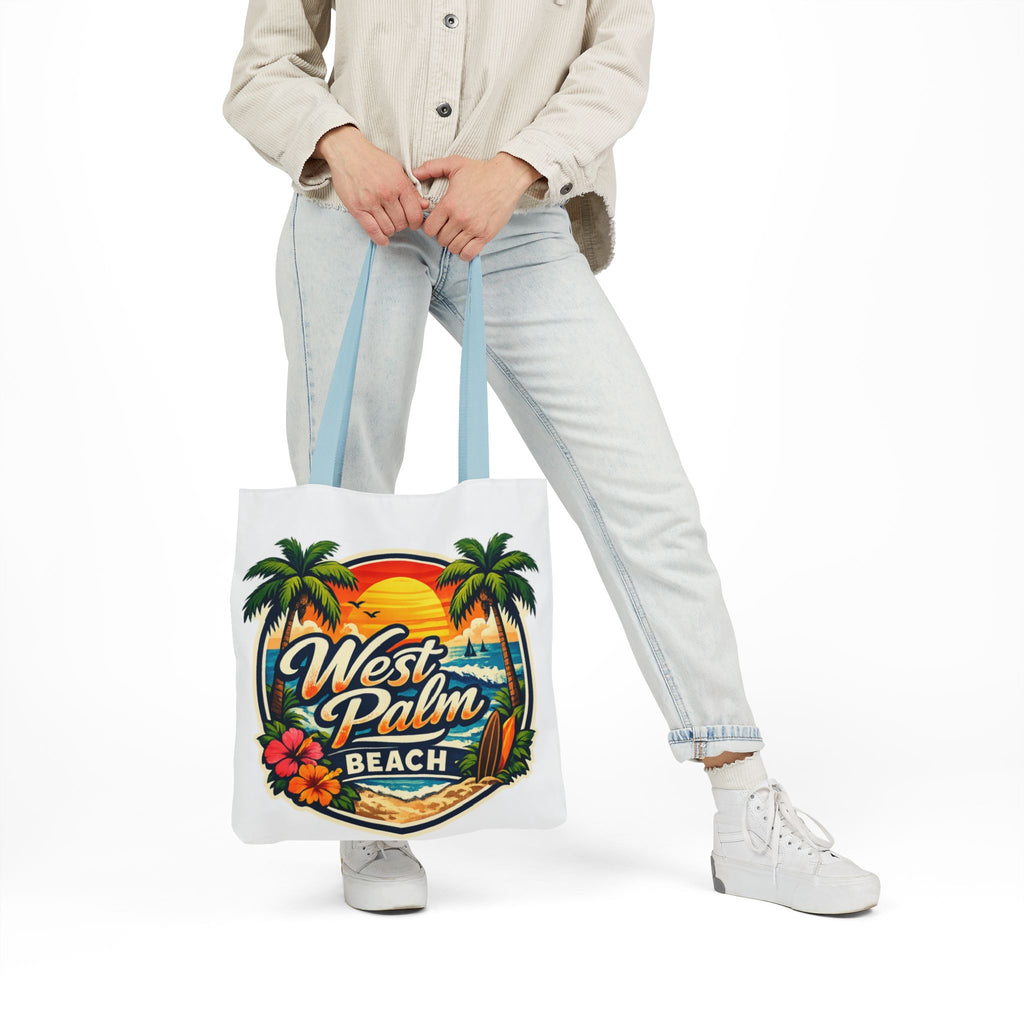 West Palm Beach Vintage Sunset Tote