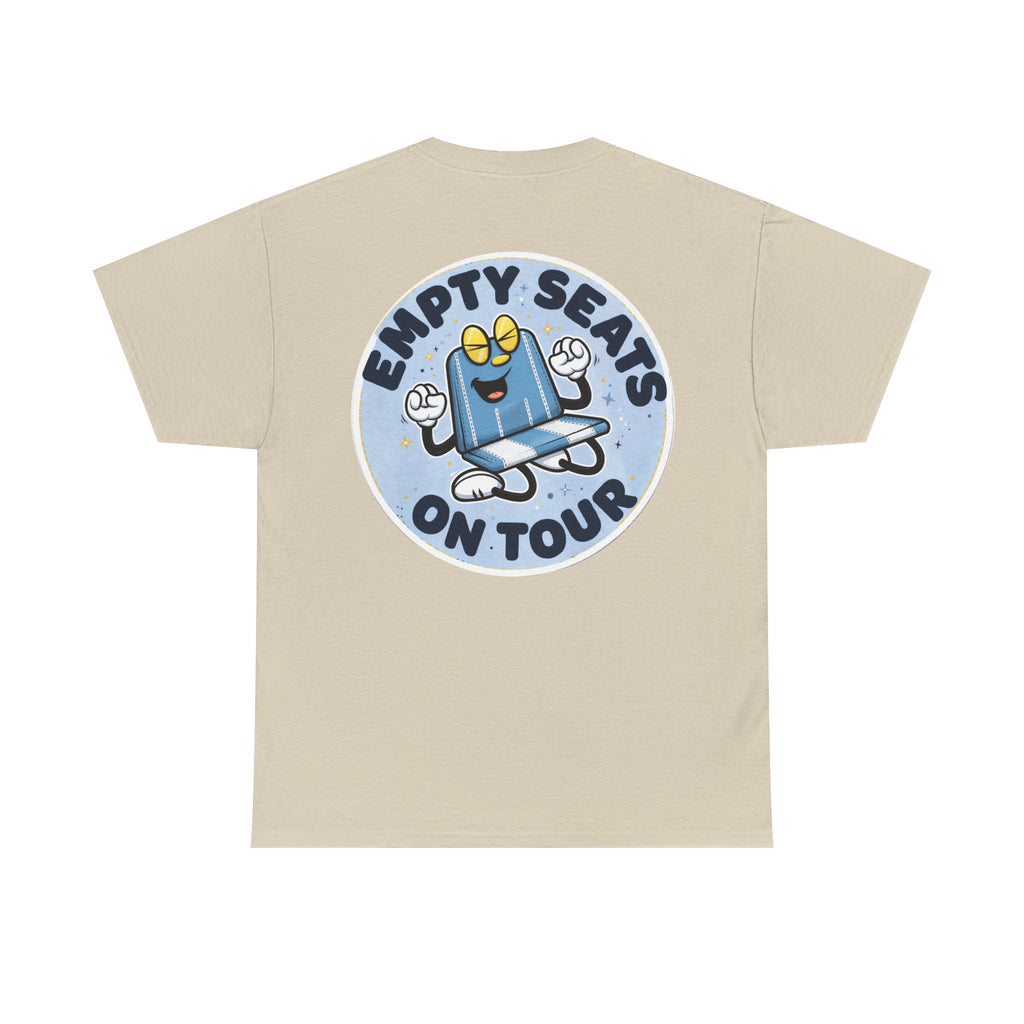 Manchester City T-Shirt — 'Empty Blue Seats On Tour' Retro Skate Graphic Tee