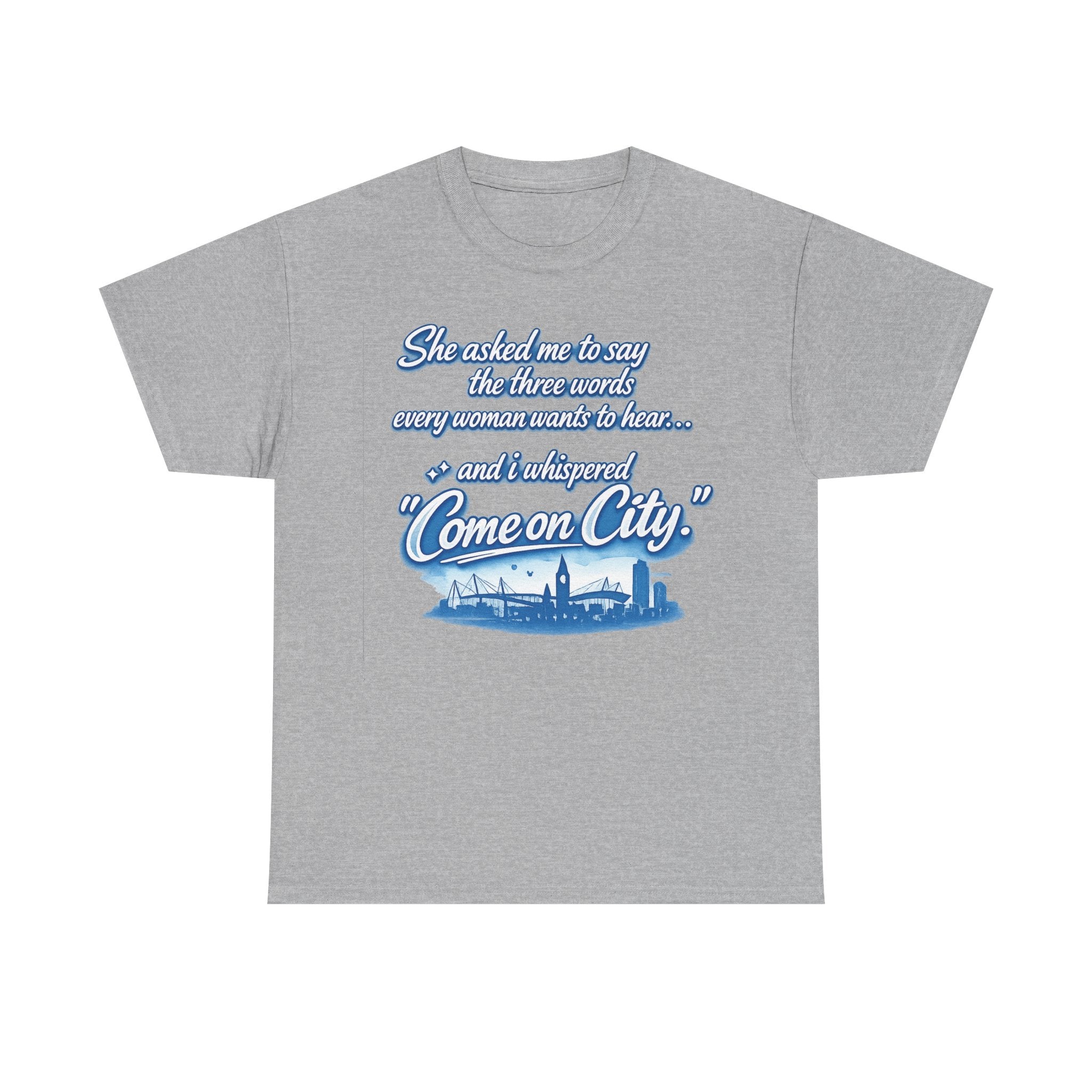 Come on City Skyline Tee — Retro Script Urban Pride T‑Shirt