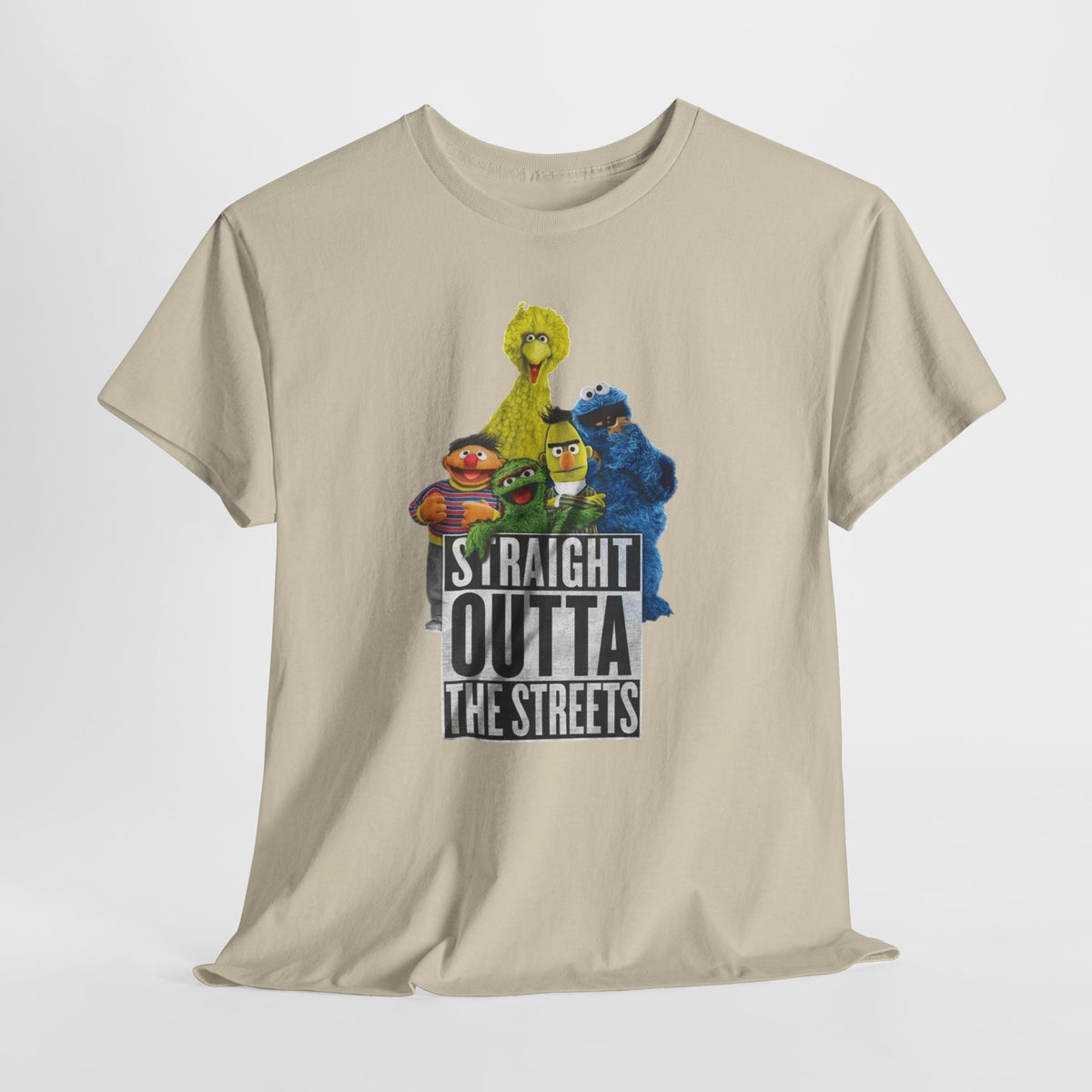 T-Shirt — "Straight Outta the Streets" Sesame Friends Graphic Tee