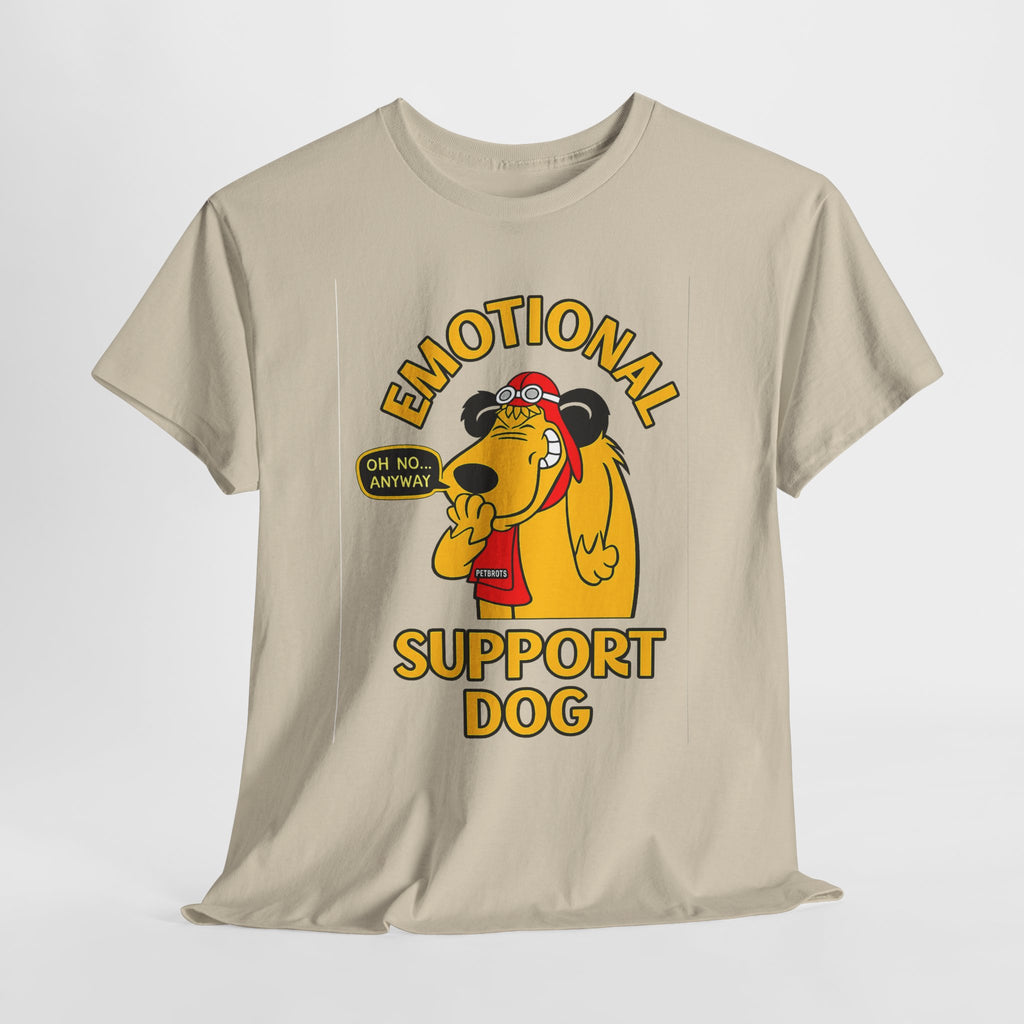 Emotional Support Dog T-Shirt — Cute Cartoon Comfort Pup Tee