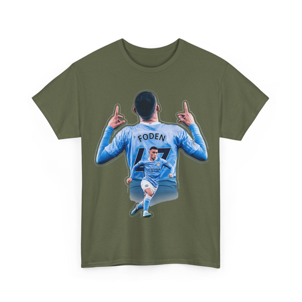 Phil Foden Soccer Fan T‑Shirt – Manchester City Jersey Graphic Tee