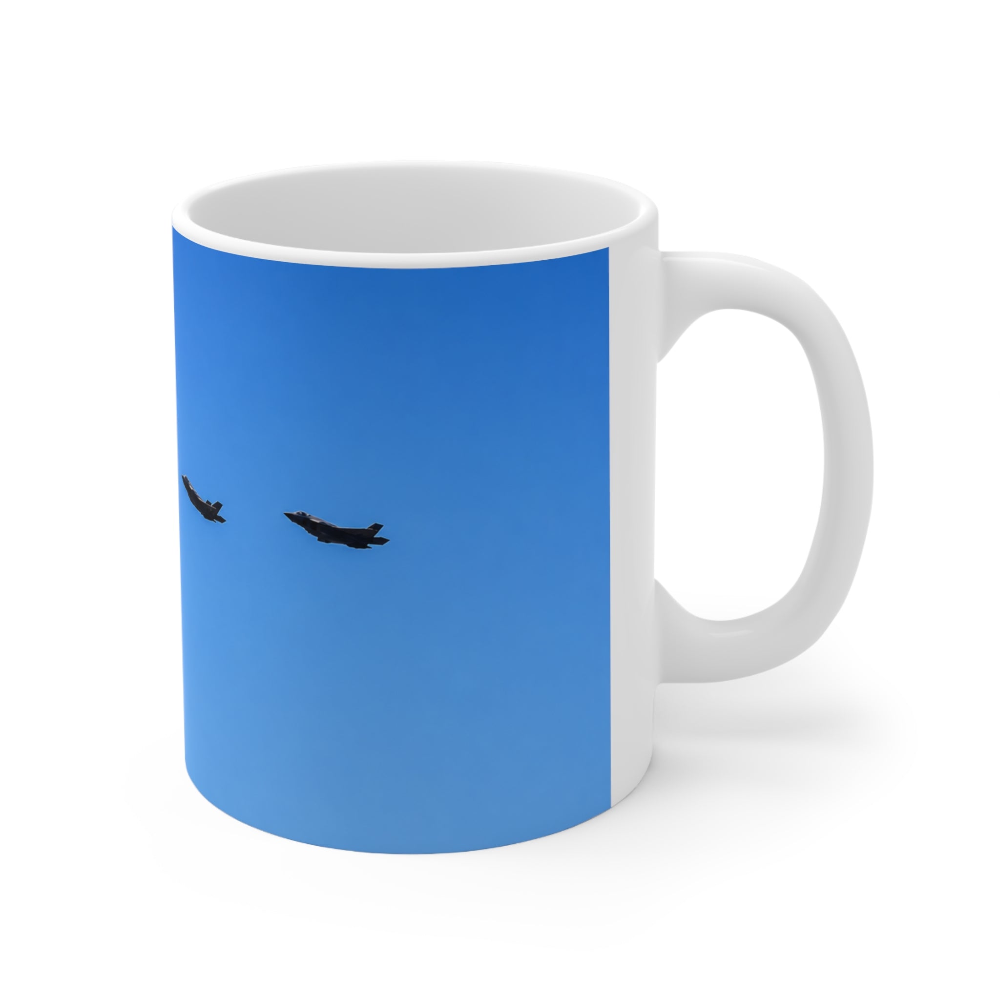 US Military over New York City Ceramic Coffee Cups, 11oz, 15oz