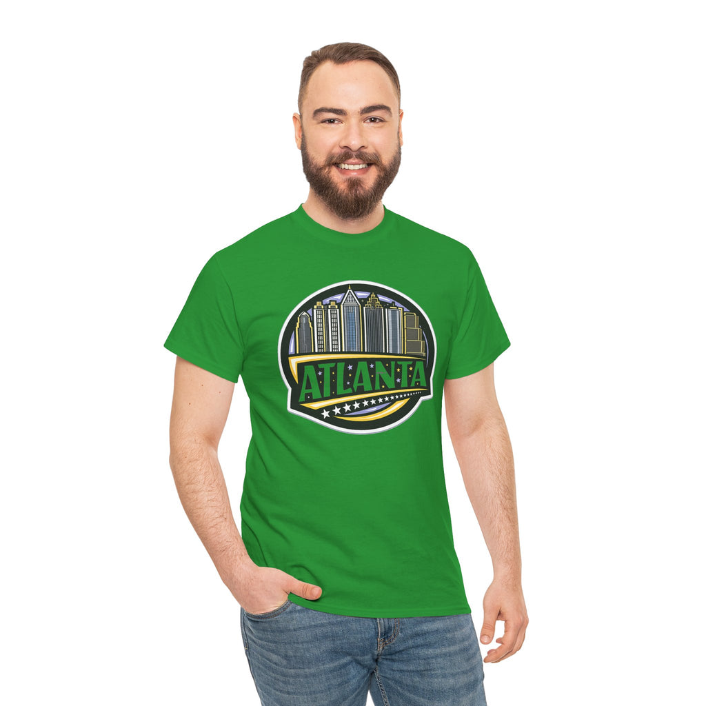 Atlanta Skyline Tee — Vintage City Badge Graphic T-Shirt
