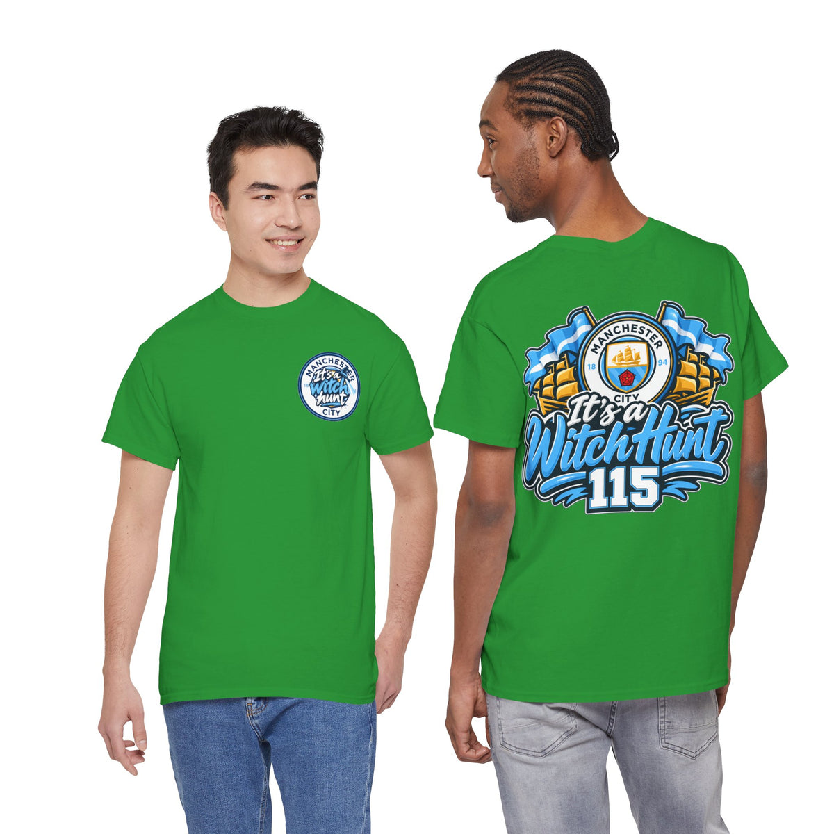 Manchester City It's a Witch Hunt 115 Cotton T-Shirt