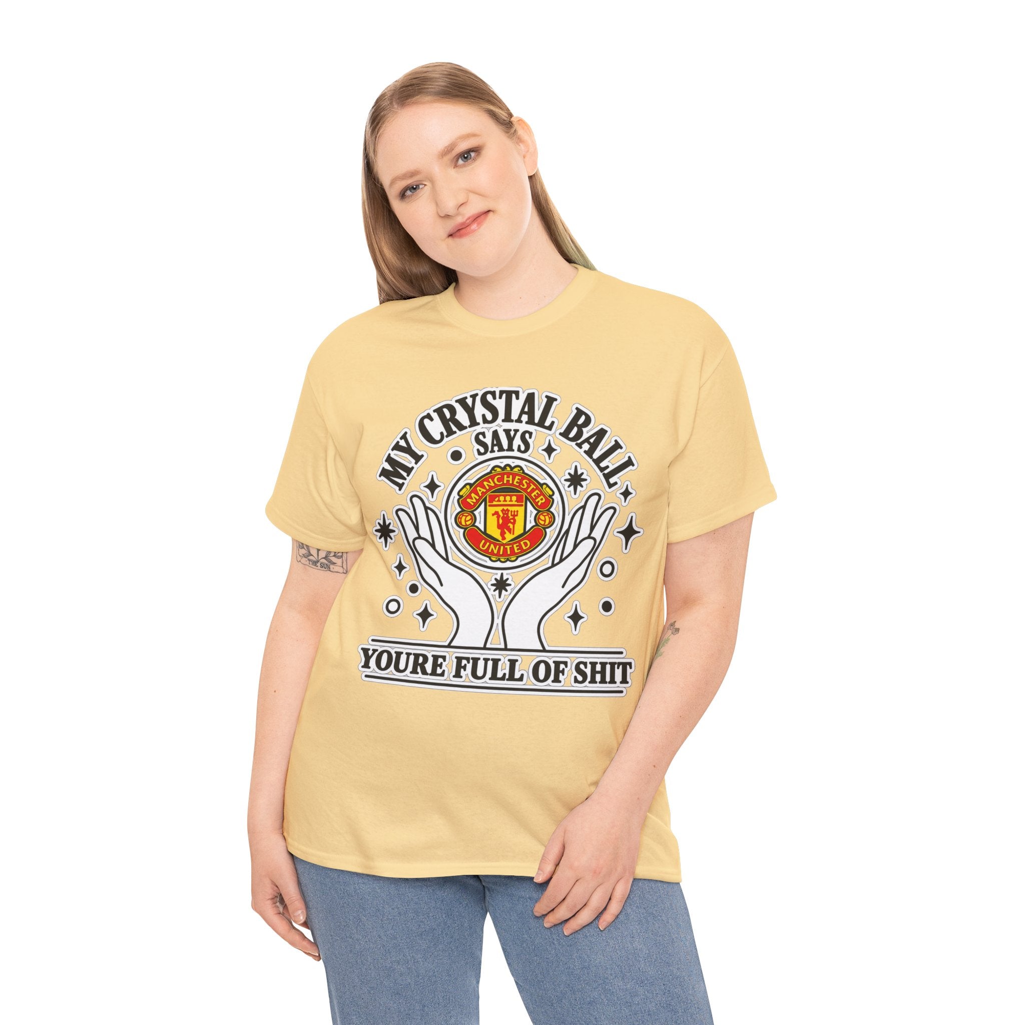 Crystal Ball Tee — “My Crystal Ball Says You’re Full of Shit” Graphic T‑Shirt