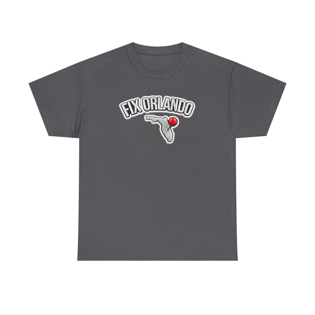 Fix Orlando T-Shirt — Florida Map with Bowling Pin Local Pride Tee