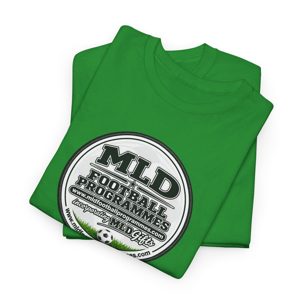 MLD Football Programmes Vintage Logo Cotton T-Shirt