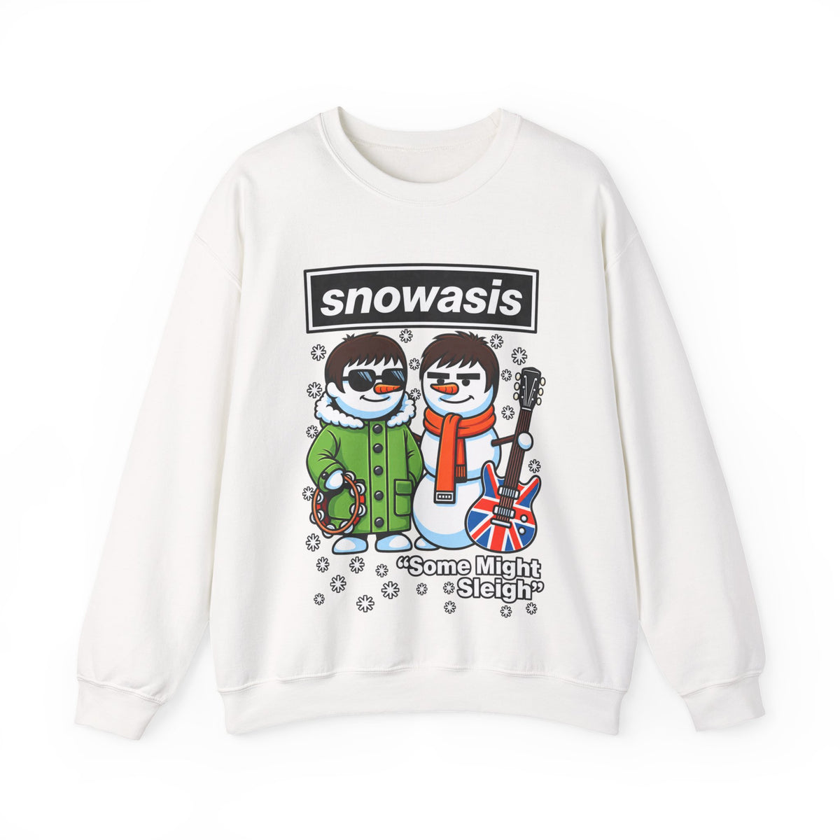Snowasis "Some Might Sleigh" #Oasis Inspired Crewneck Sweatshirt