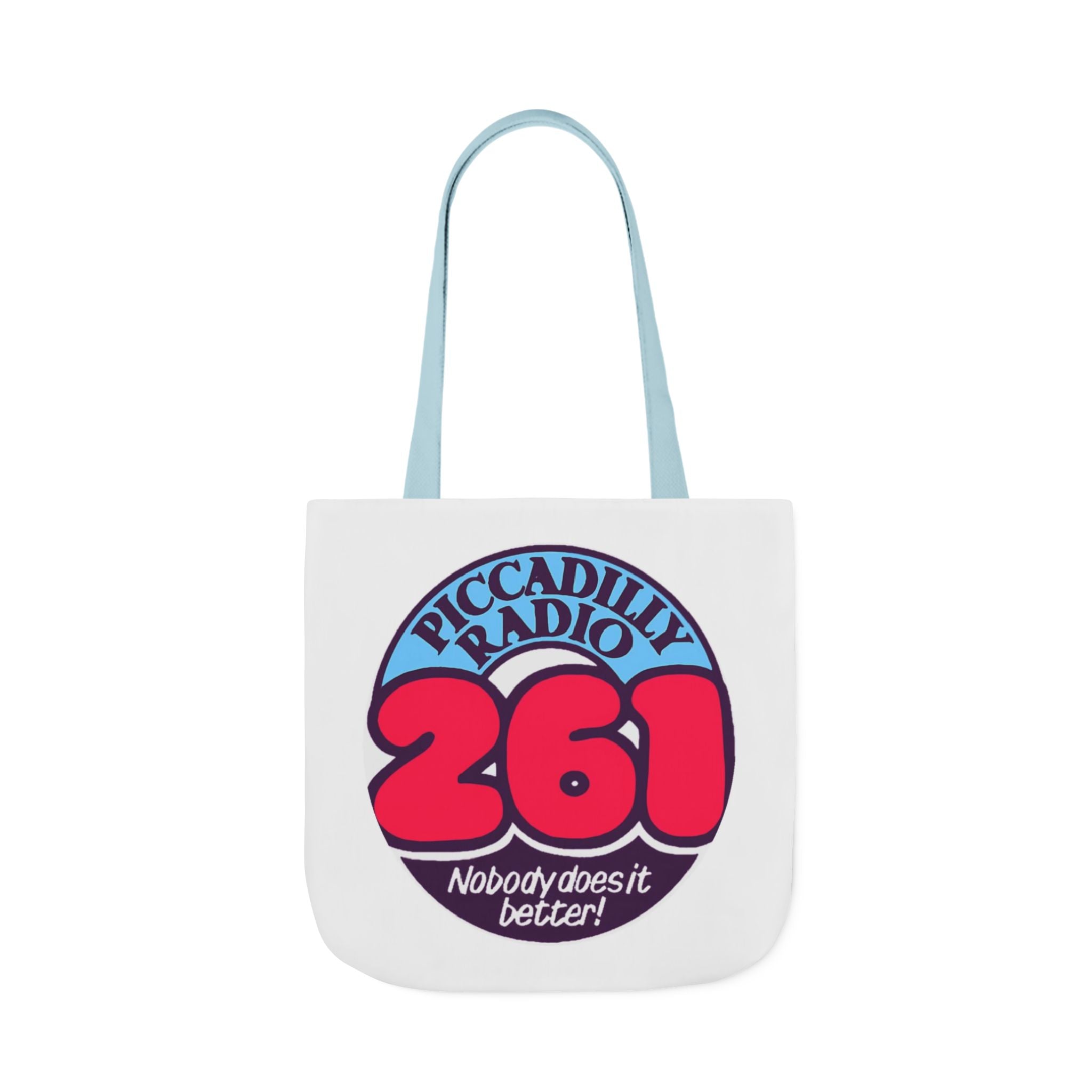 Tote Bag — Retro 'Piccadilly Radio 261' Vintage Logo Canvas Tote